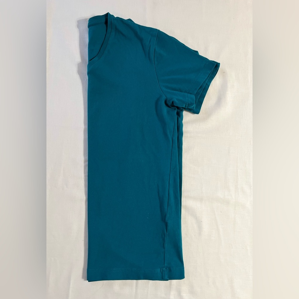 H&M Basic T Shirt Heather Gray Organic Cotton Blend Size Medium - Picture 4 of 5